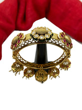 Kanika Designer Artificial Gold Plated Antique Gold Kada Bangle Set online for women